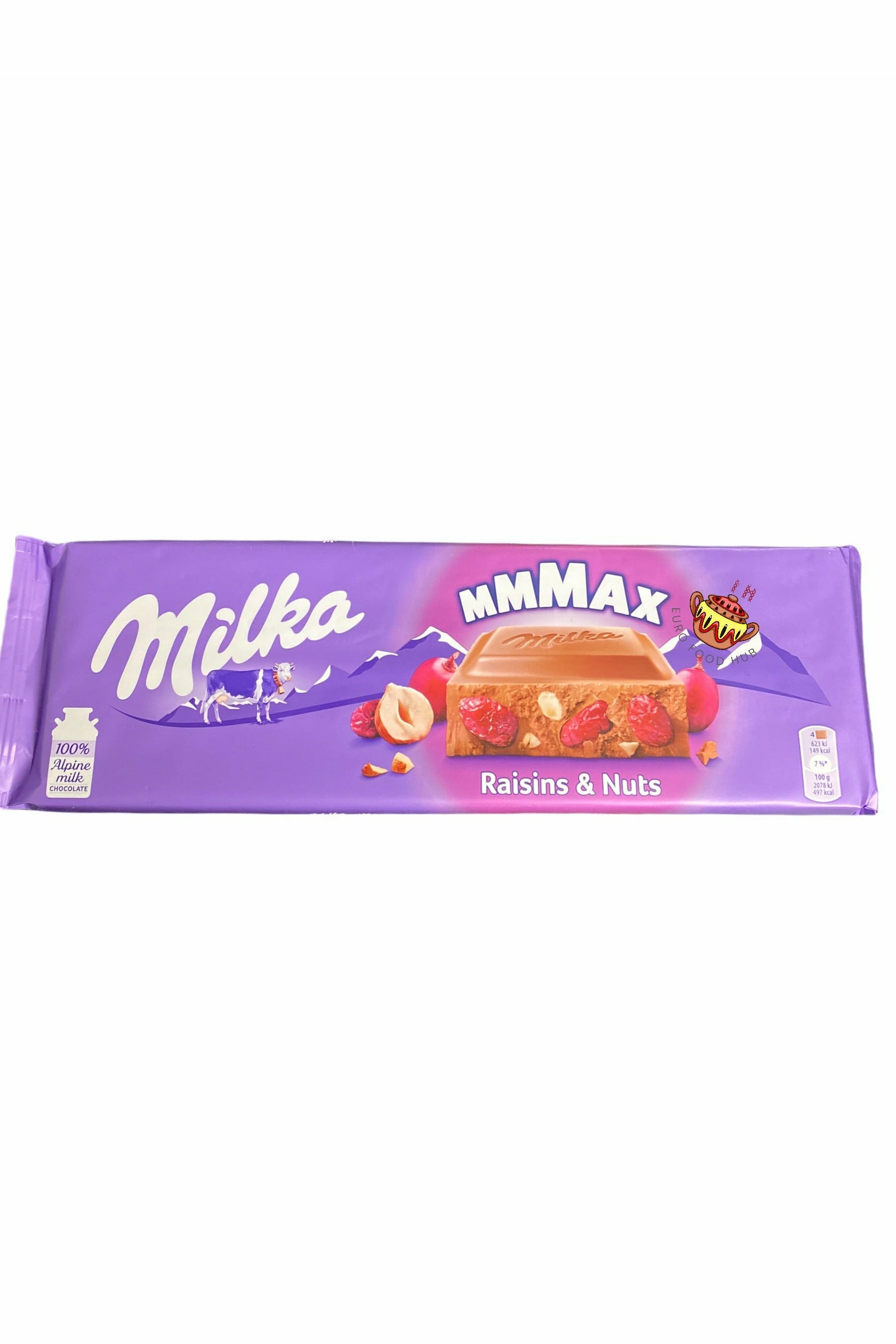 Milka Chocolate - Raisins & Nuts Max - 300g