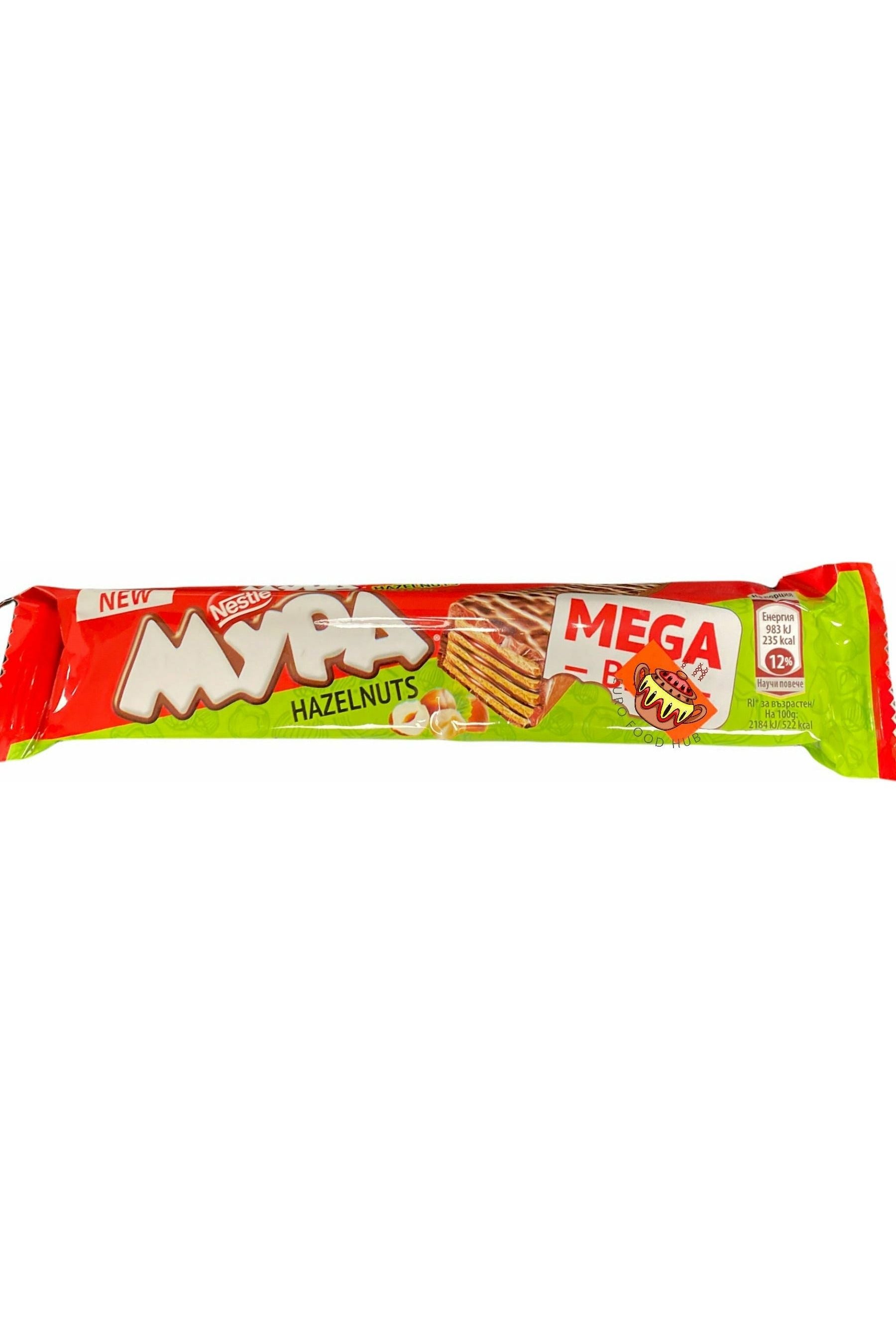 Wafer MURA Mega Bite - HAZELNUTS - Best by 10.31.2024