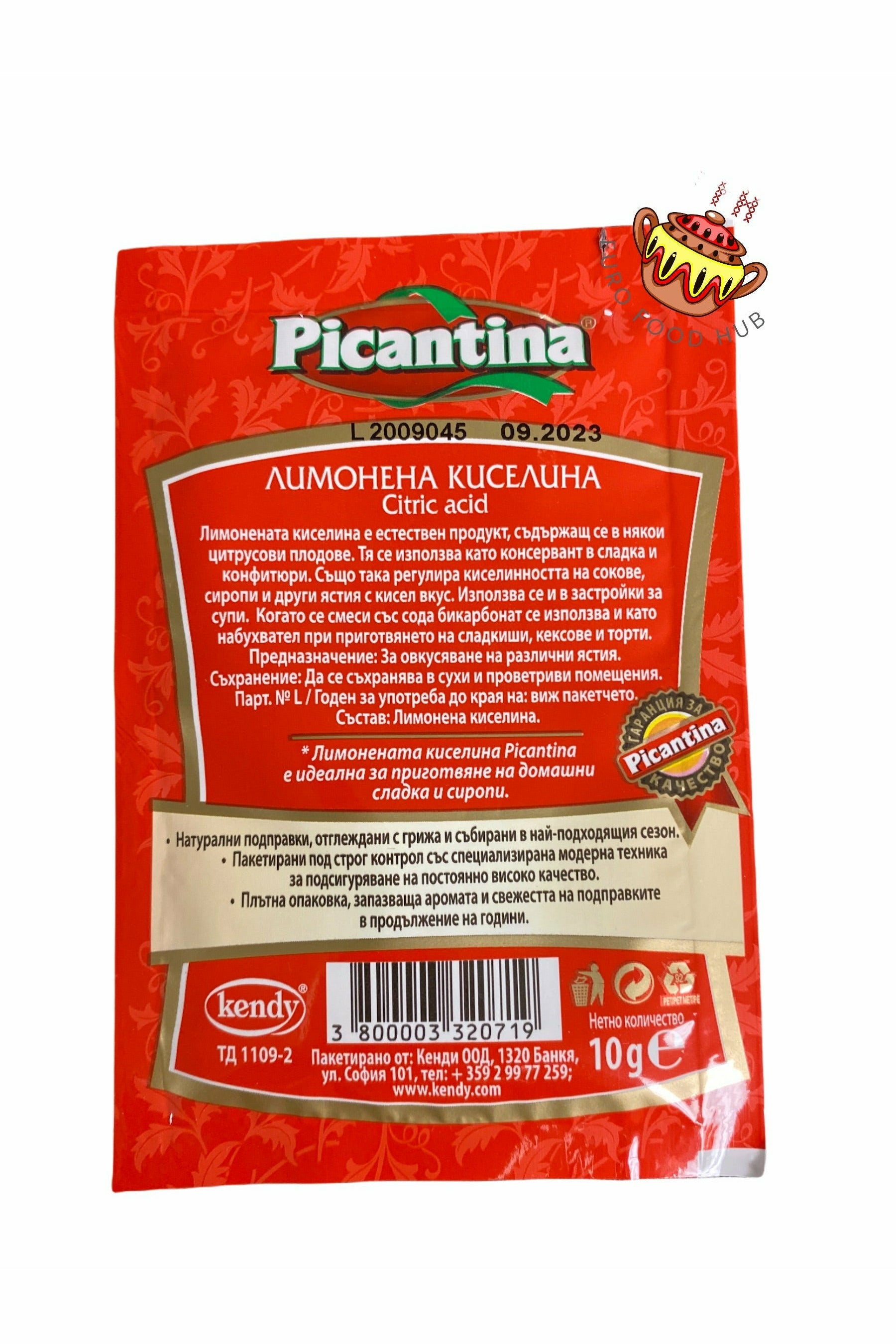 Citric Acid - Picantina - 10g