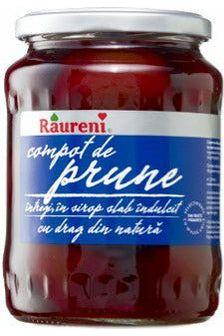 RAURENI - Whole Plums Compote - 720g