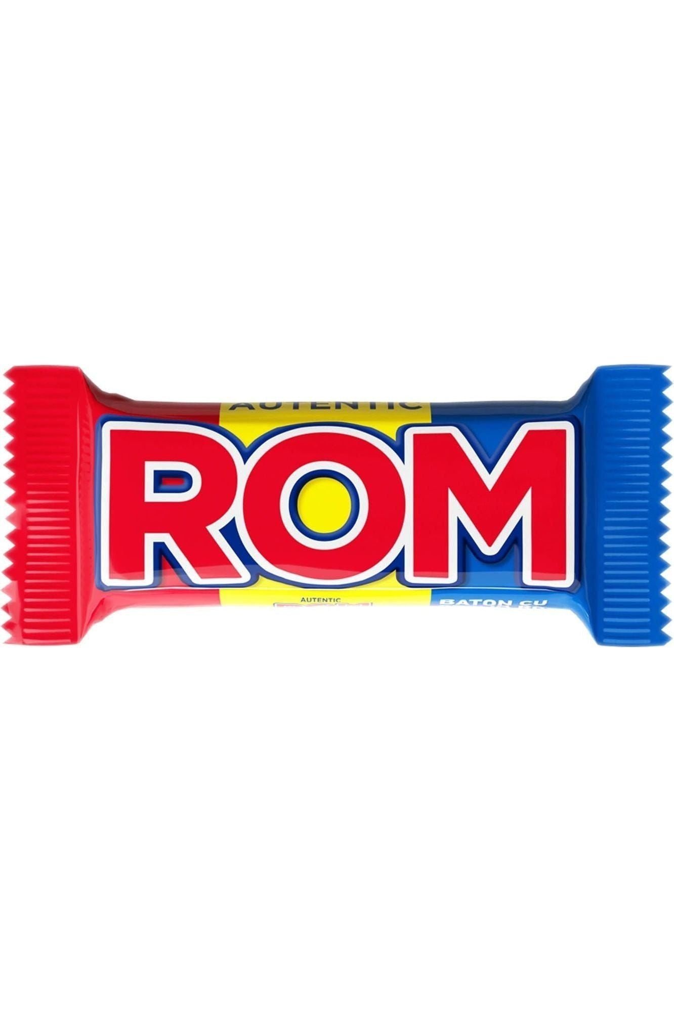 Romanian Chocolate Bar - AUTENTIC ROM - Baton cu crema Rom 30g