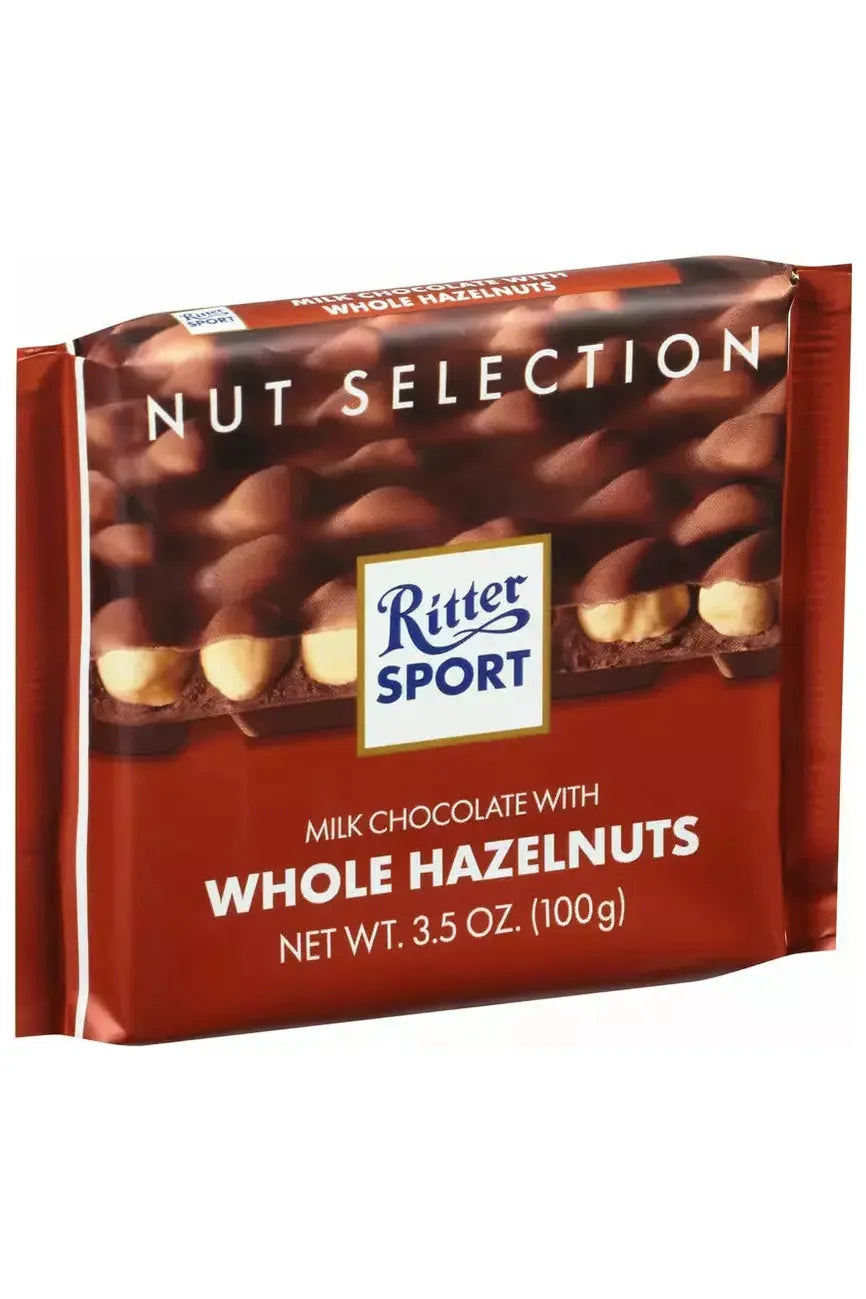 Ritter Sport Milk Chocolate - Whole Hazelnuts