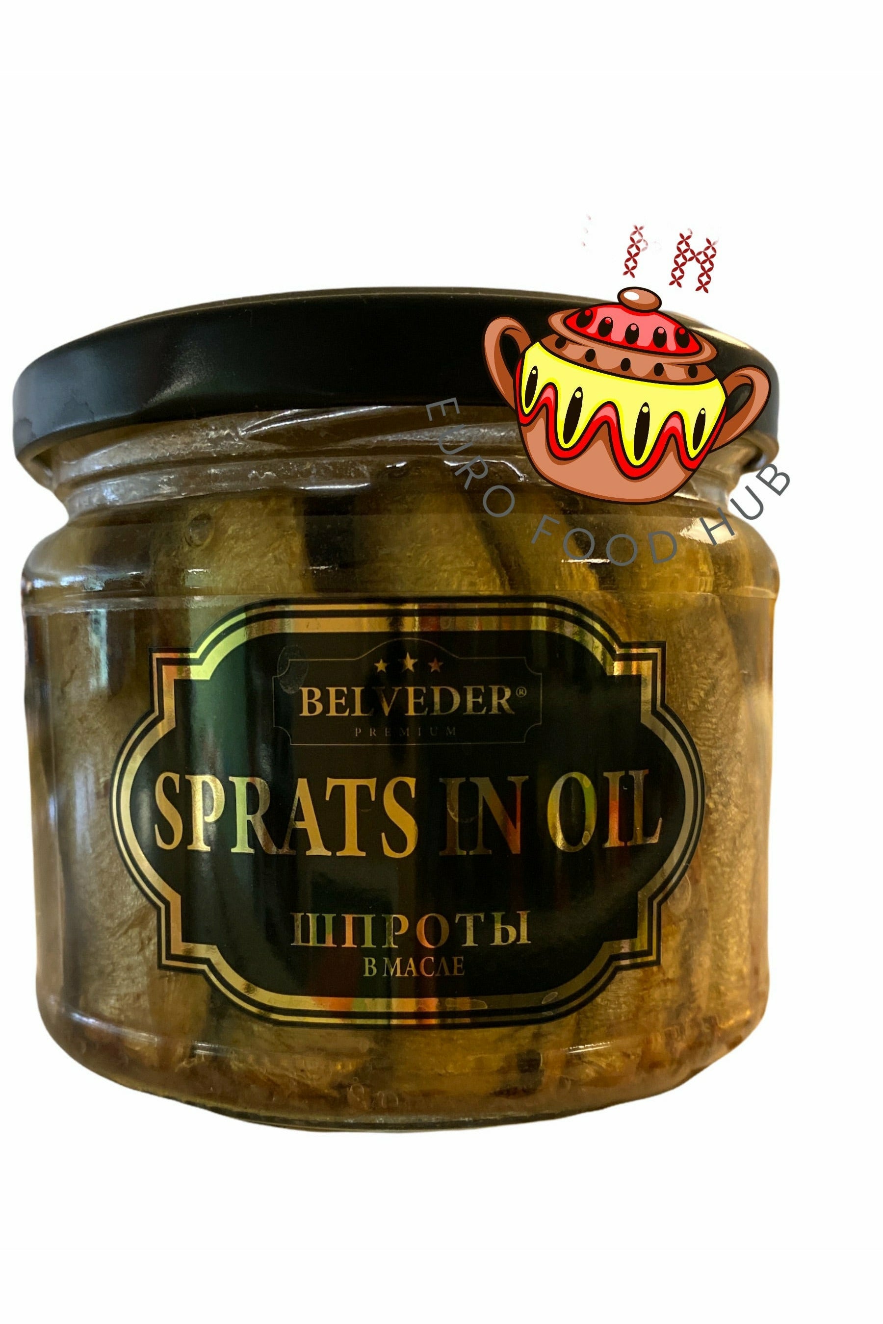 Belveder SPRATS in OIL Jar