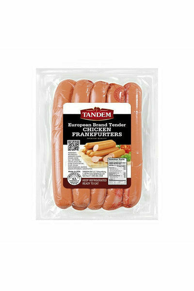 Tandem EUROPEAN Tender Chicken Frankfurters - Hot Dog