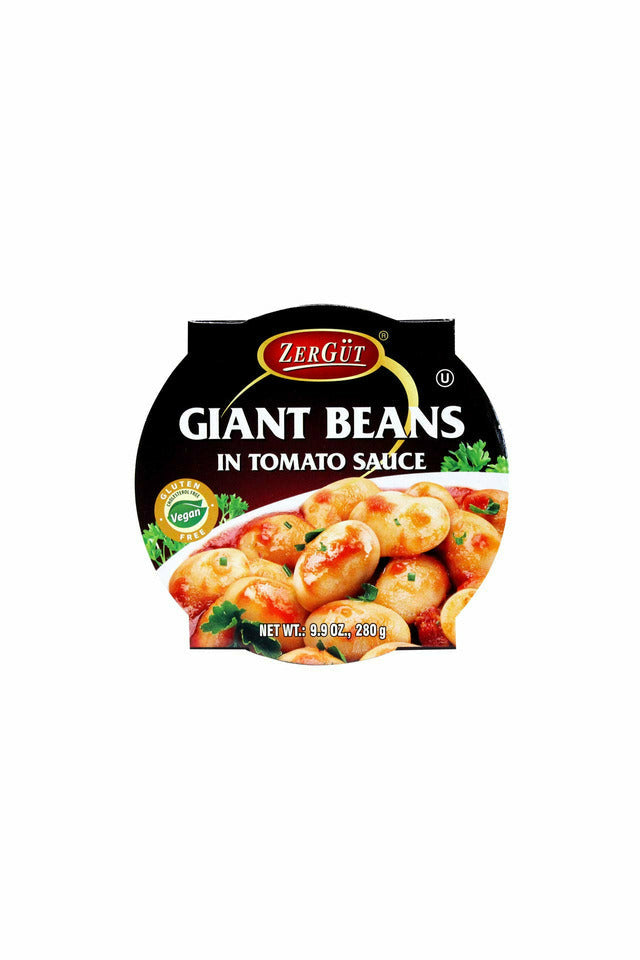 Zergut Giant Beans in Tomato Sauce - 9.9oz Cans