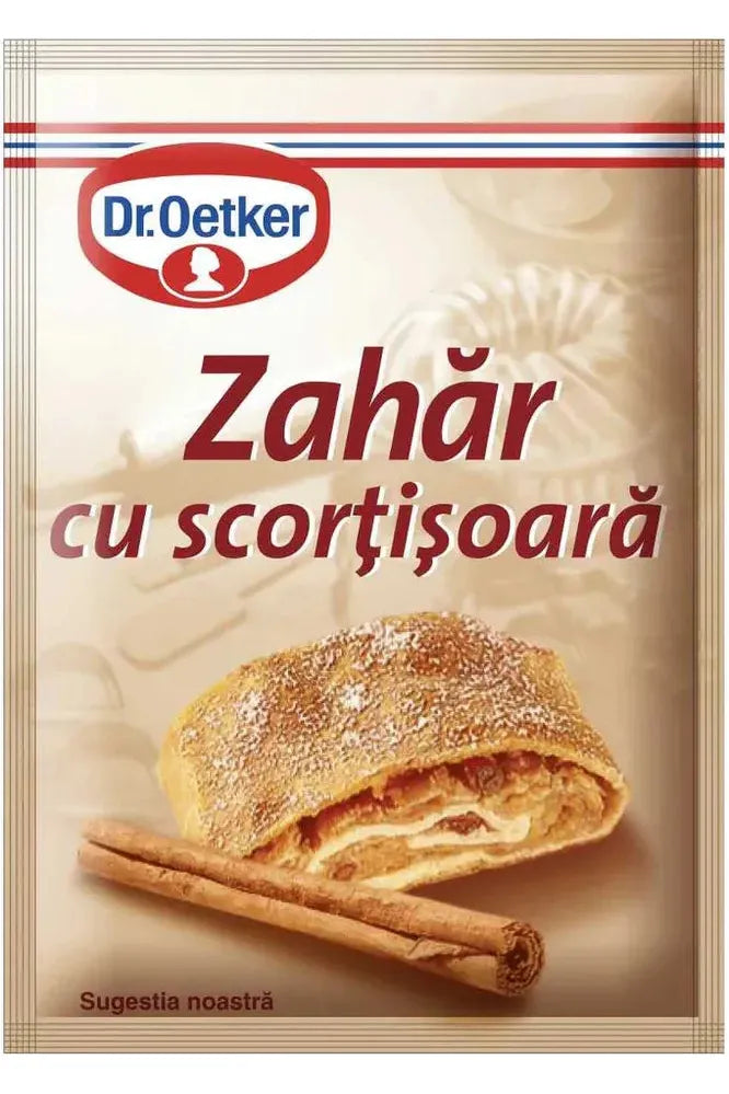 Cinnamon Flavored Sugar - Dr. Oetker - 8g - Best by 8.30.2024