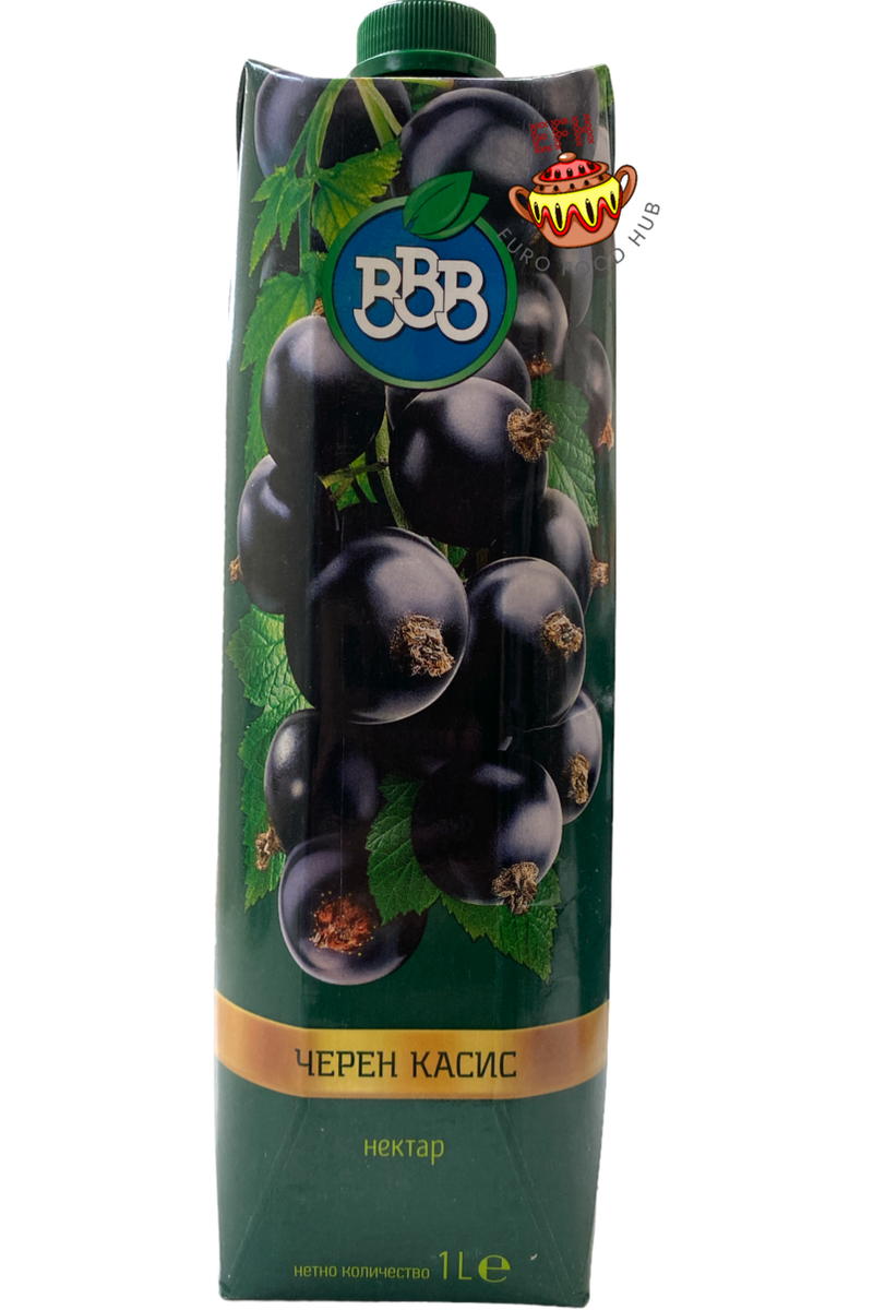 Black Currant Fruit Drink - BBB - 1L — Euro Food Hub, LLC