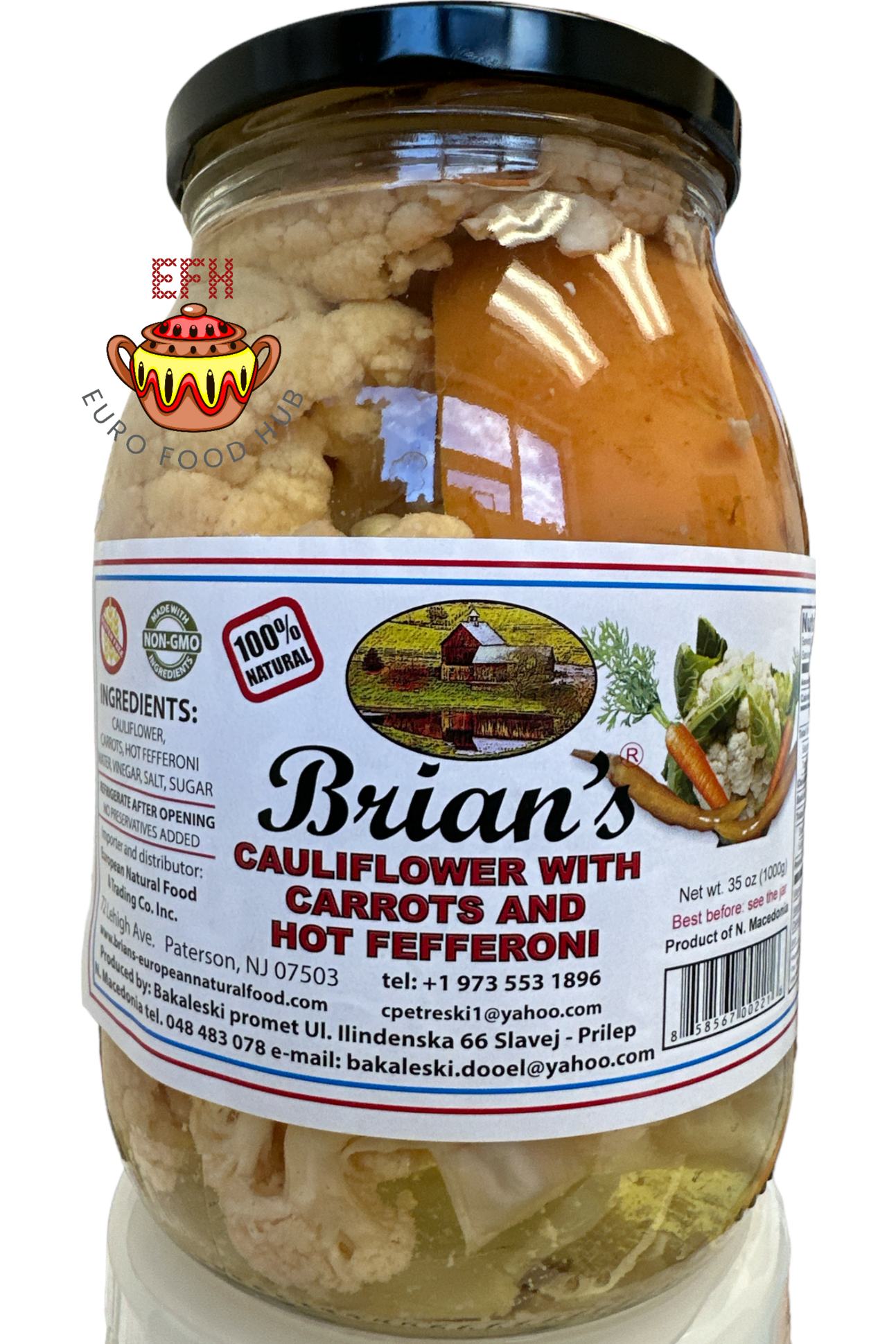 Brian's Cauliflower with Carrots and Fefferoni -  1000g