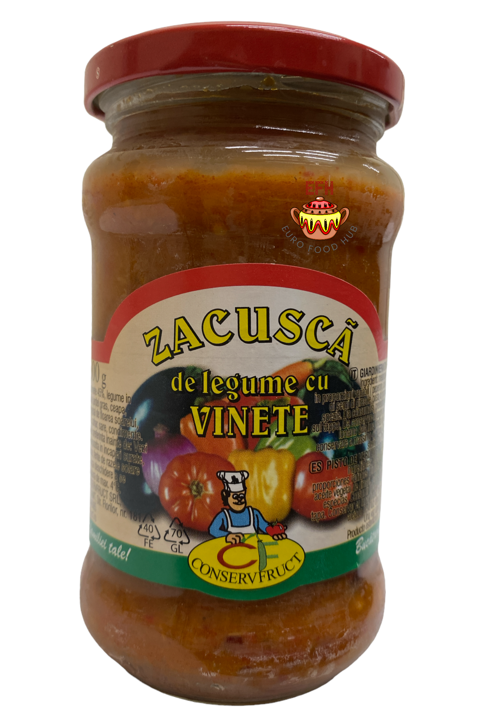 Zacusca de Legume cu VINETE - Romanian Veggie Relish with Eggplants