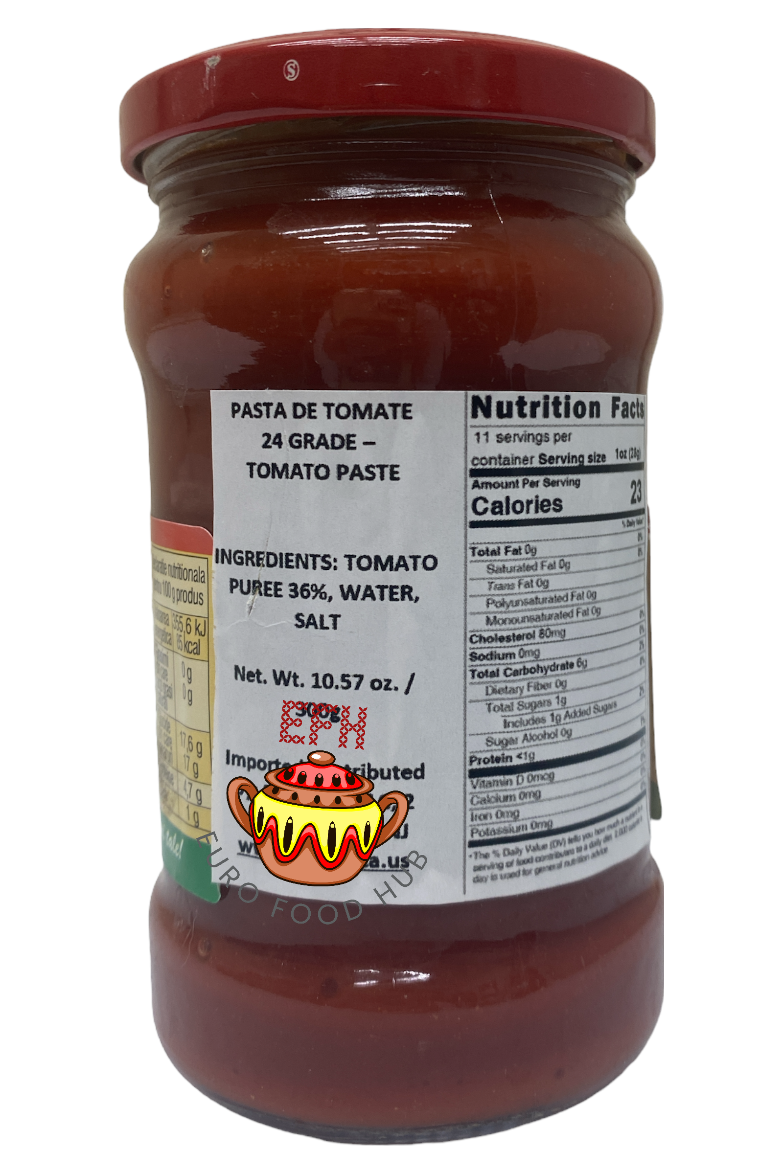 Tomato Paste - 36% - Pasta de Tomate Conservfruct