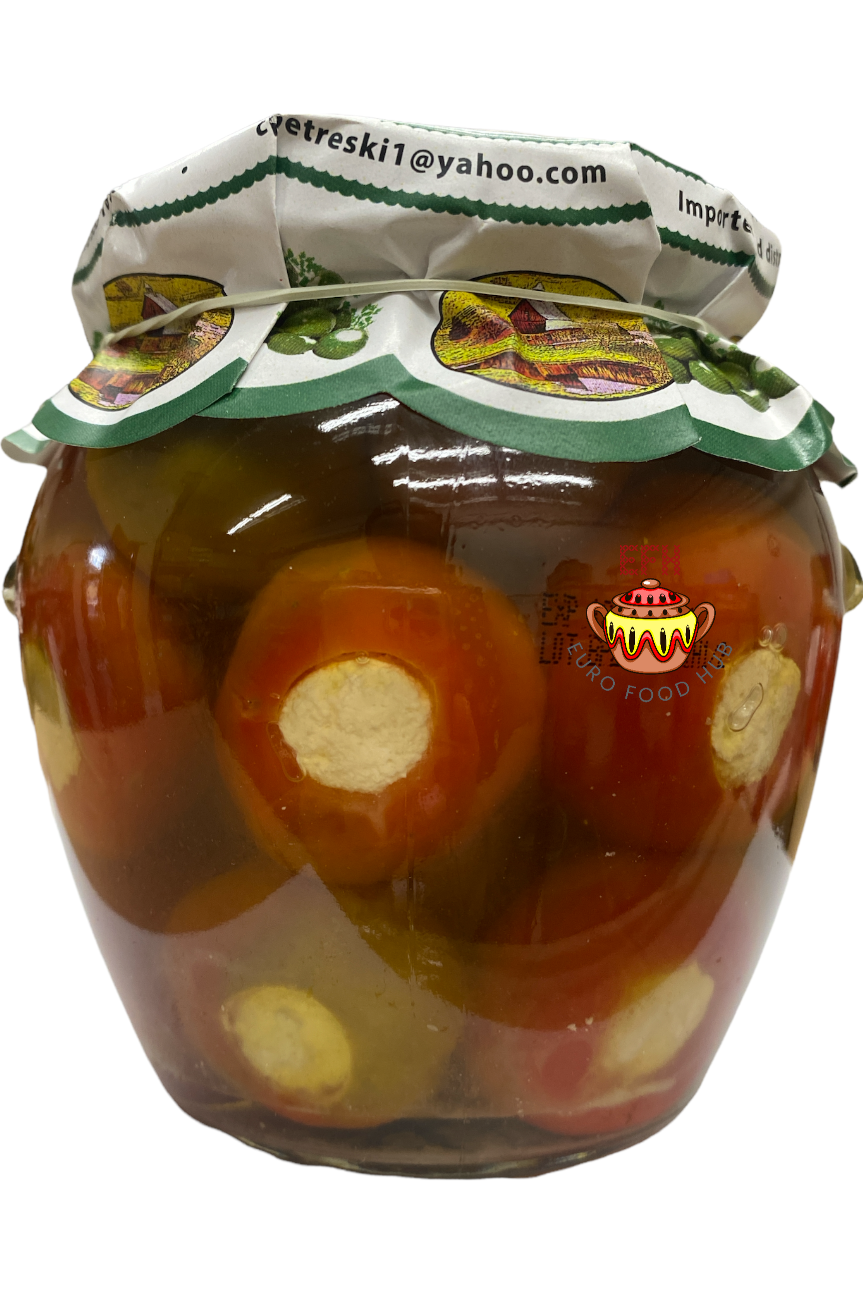 Brian’s Green Cherry Peppers Stuffed with Cheese - Best by 4.14.2025