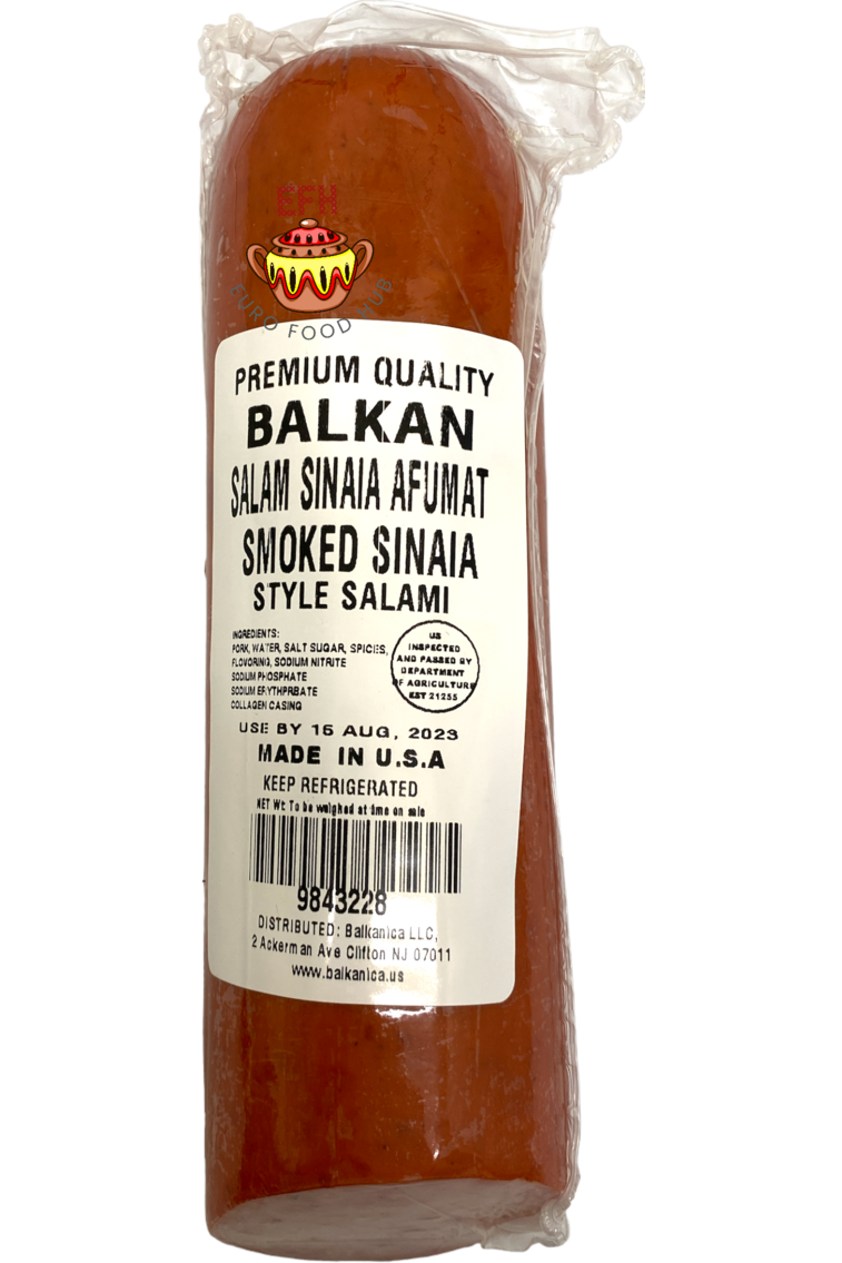 Salam SINAIA AFUMAT - Smoked Romanian Style Salami Sinaia