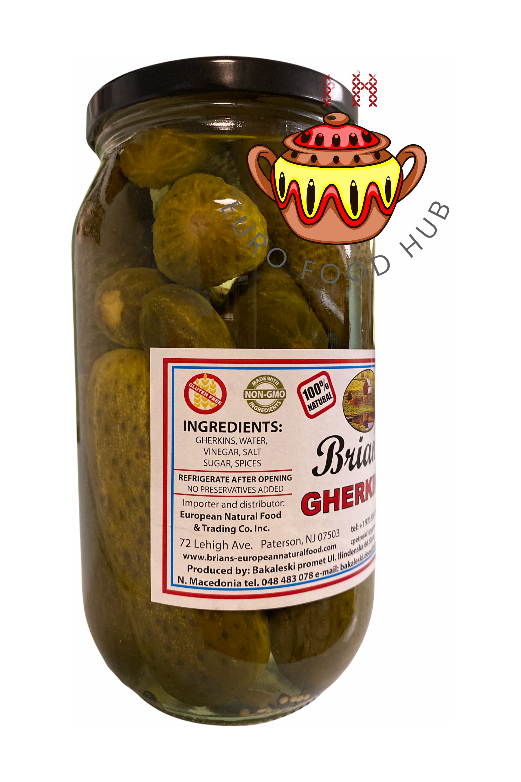 Brian's GHERKINS - Pickles - 1000g