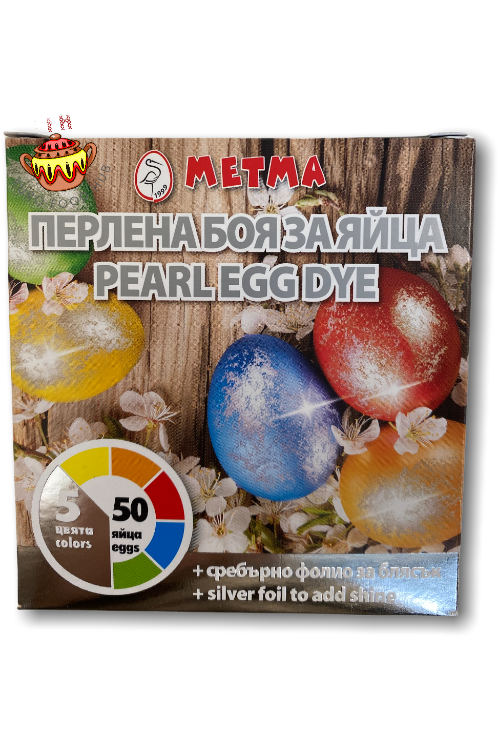 Easter Egg Dye - PEARL – 5 colors + Silver Shine