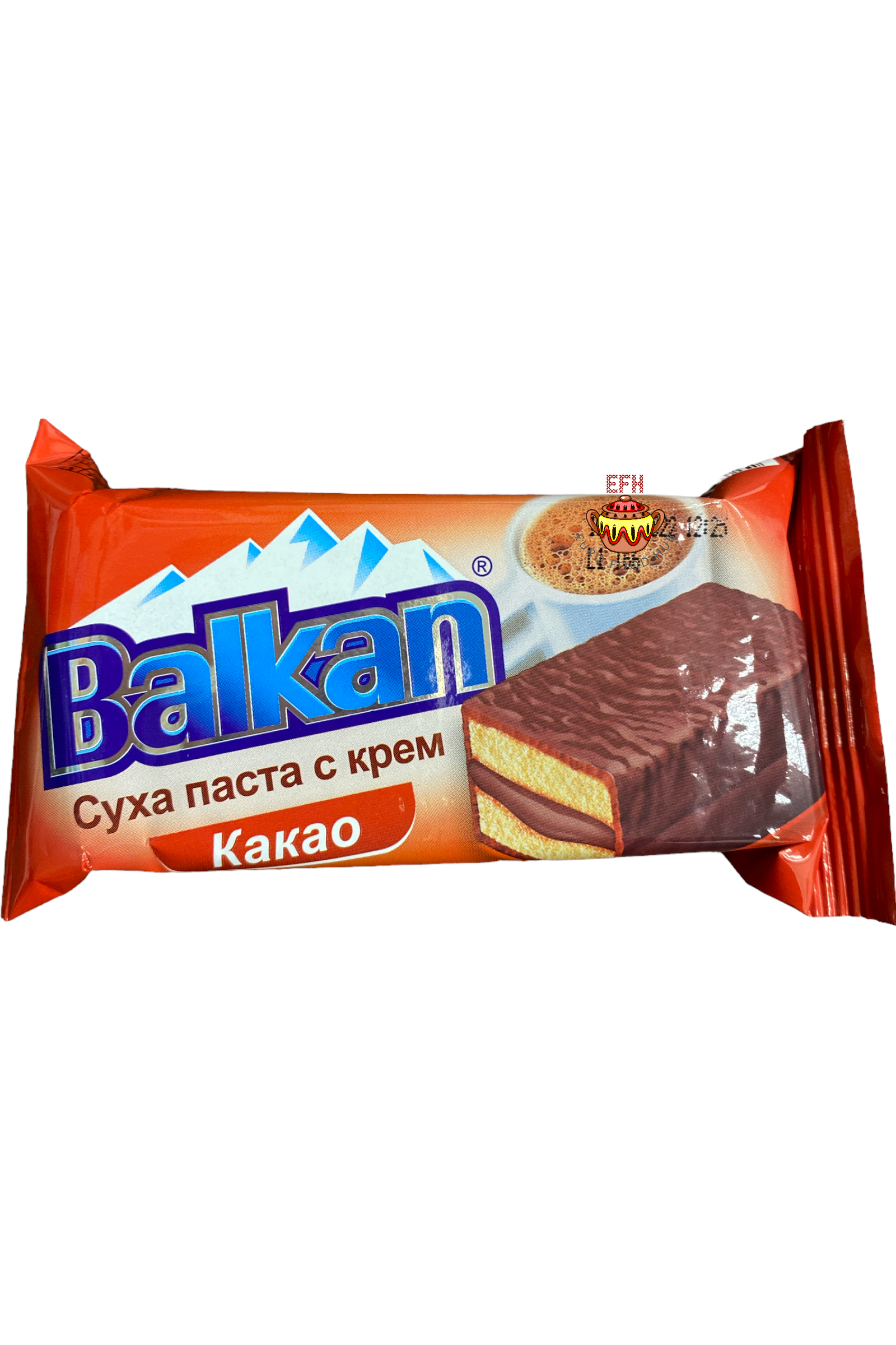 Cake Bar BALKAN with cocoa cream and coating