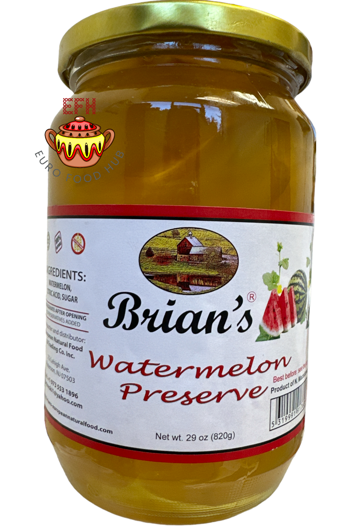 Brian's Homemade Watermelon Preserve