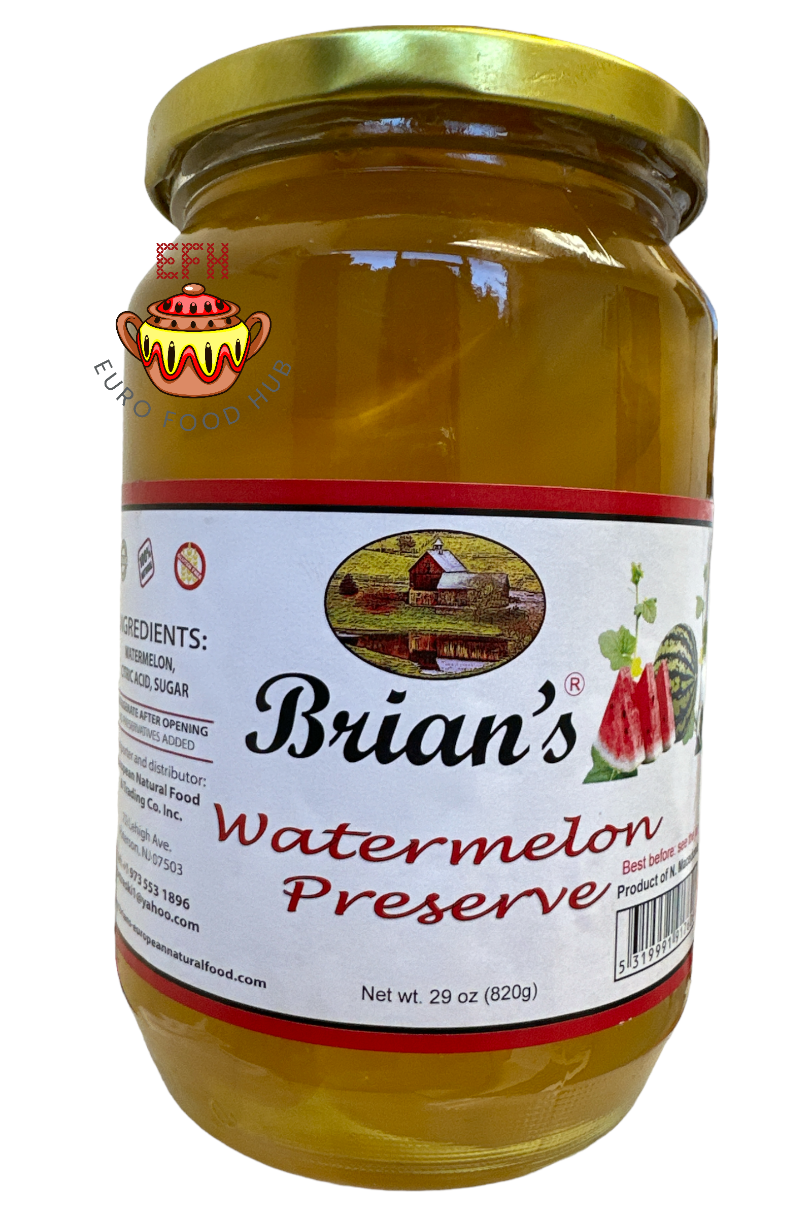 Brian's Homemade Watermelon Preserve