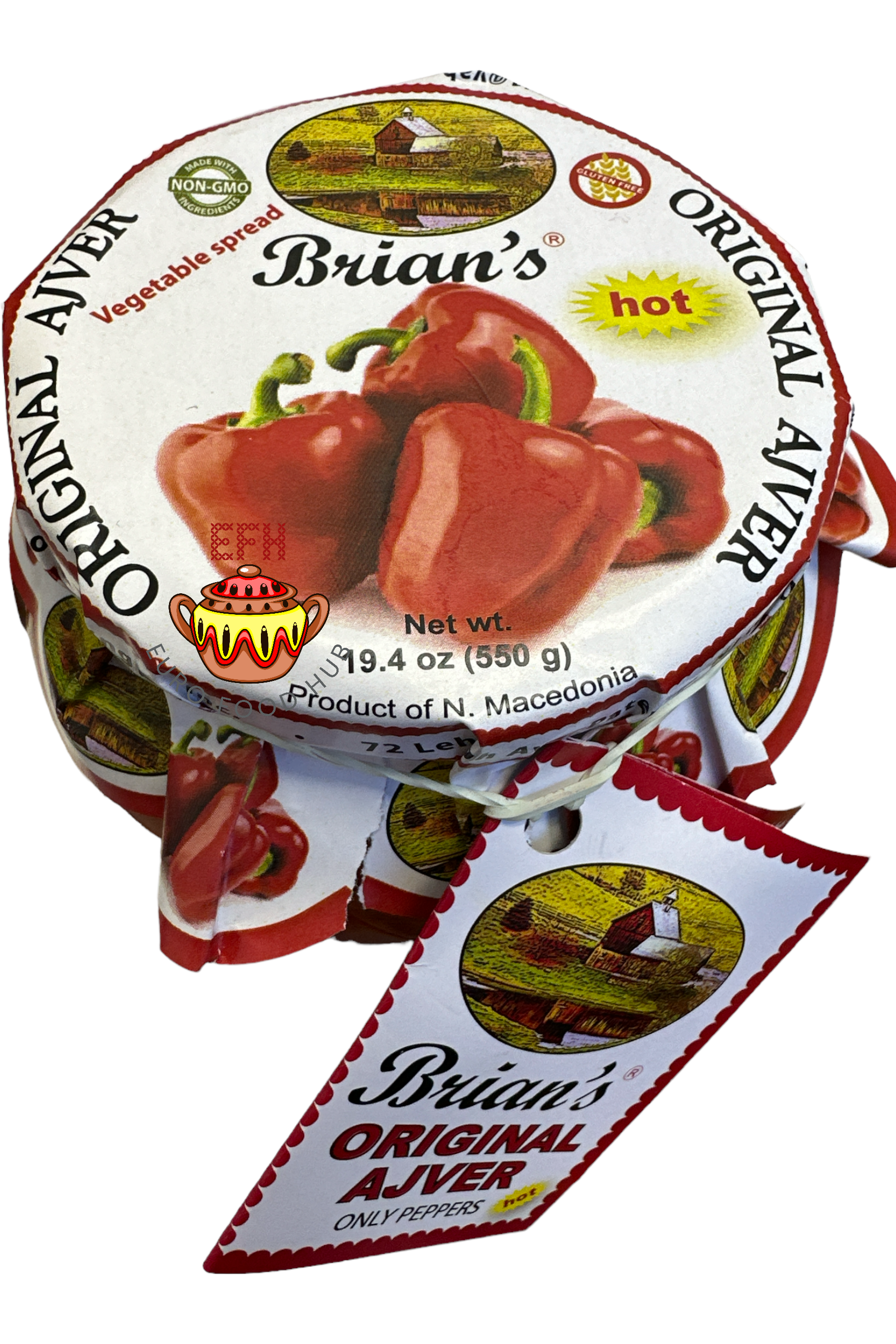 Brian's ORIGINAL Ajver (Ajvar) - Mild or Hot