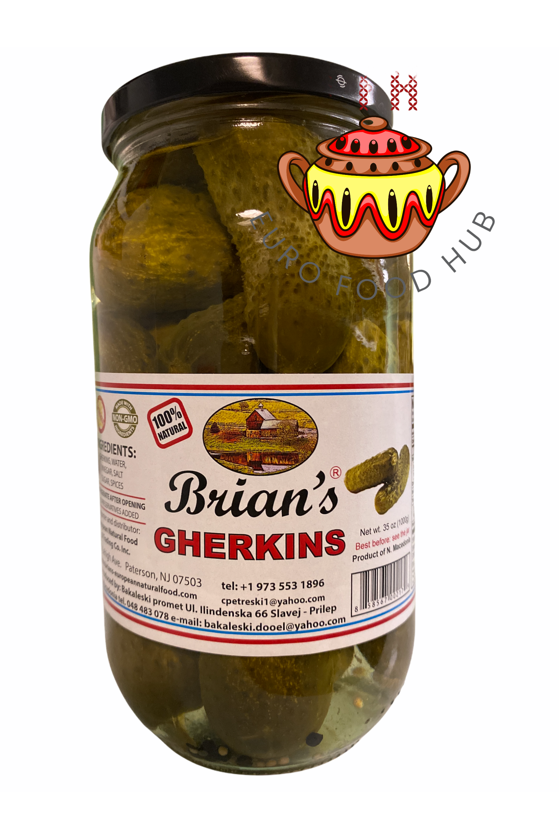 Brian's GHERKINS - Pickles - 1000g