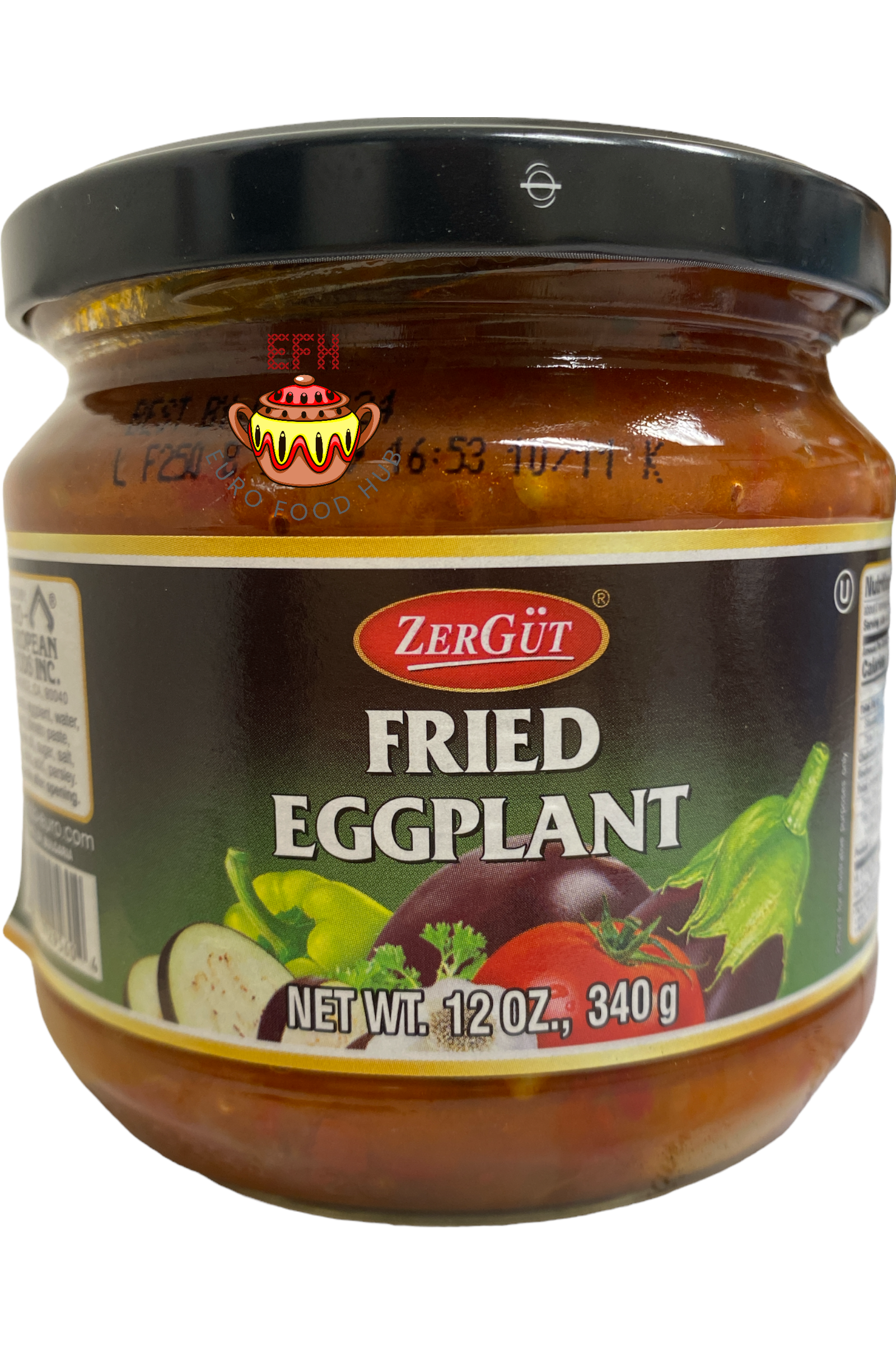 ZerGut Fried Eggplant - 12oz - Best by 9.30.2024