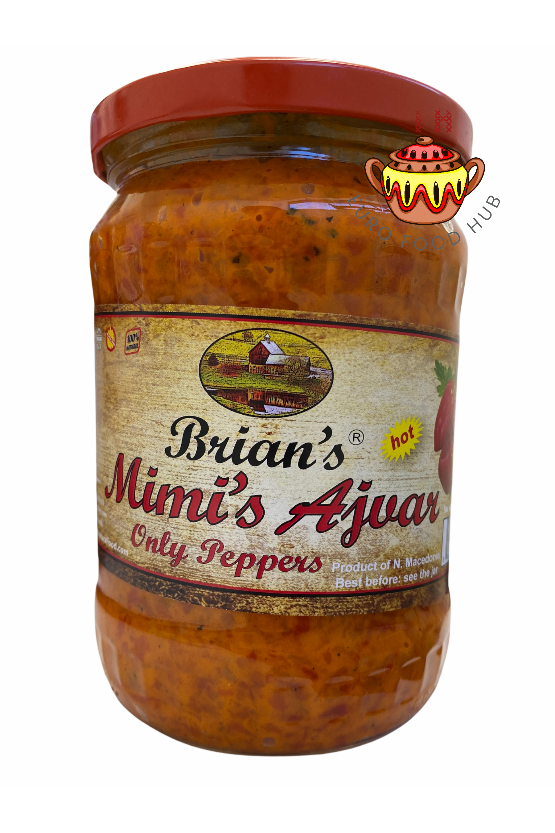 Brian's Mimi's Ajvar - Only Peppers - 580g