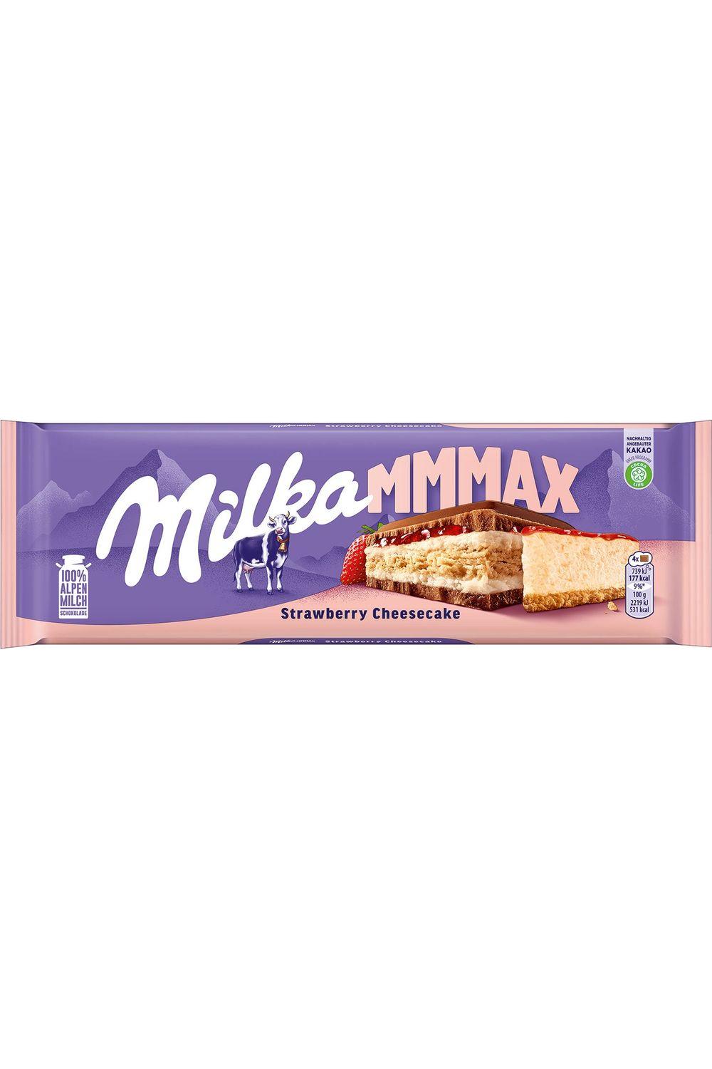 Milka Chocolate - Strawberry Cheesecake MAX - 300g