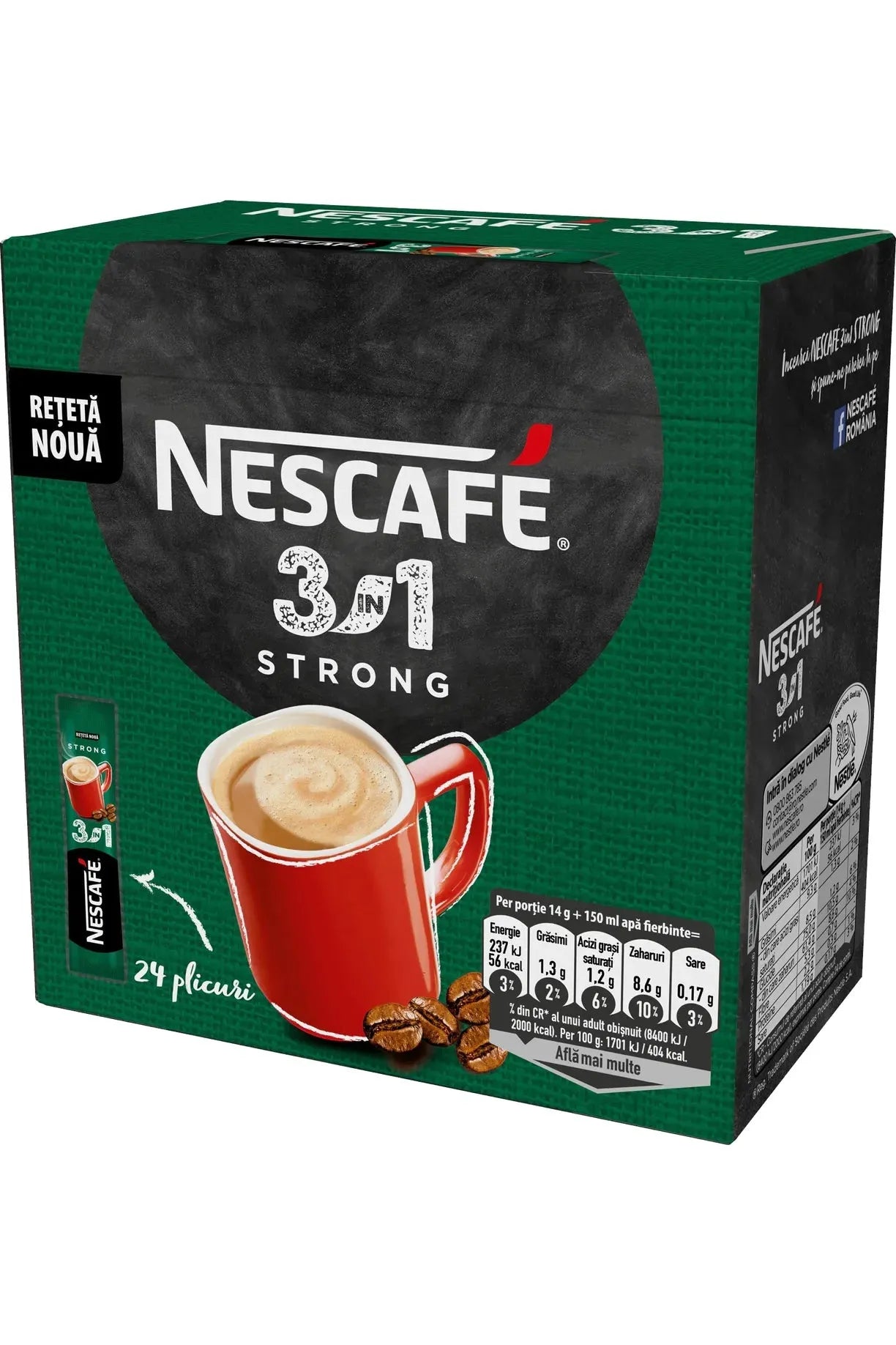 Nescafe Instant 3 in 1 Coffee - STRONG