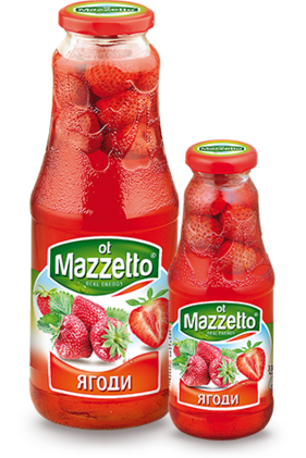 Mazzetto Compote Drink with Fruits - STRAWBERRY