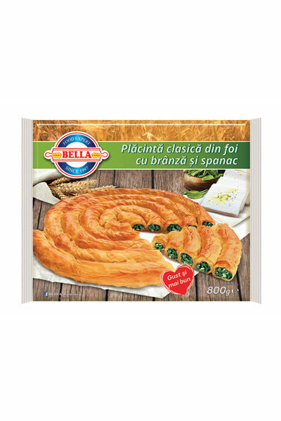 Bella - Traditional Spiral Phyllo Pie with SPINACH/CHEESE